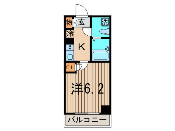 ダイヤモンドタワー西小山の物件間取画像